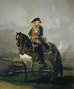 Francisco de Goya Carlos IV a caballo Spain oil painting artist